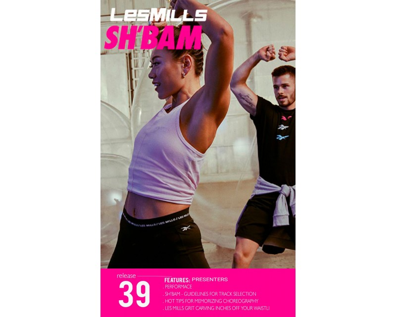 [Hot Sale]LesMills SH BAM 39 New Release 39 DVD, CD & Notes